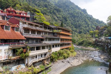 Tayvan - 17 Mart 2023: Wulai Taiwan kırsal alanı