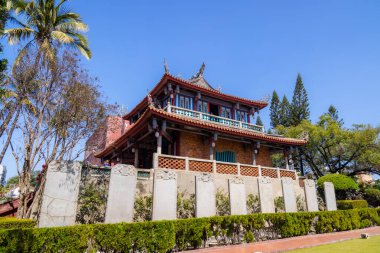 Taiwan - 23 February 2023: Chihkan Tower in Tainan of Taiwan