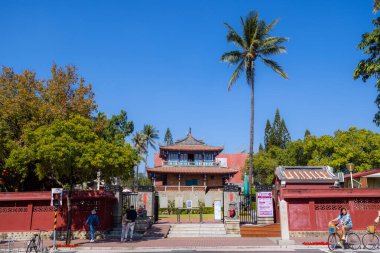 Taiwan - 23 February 2023: Chihkan Tower in Tainan of Taiwan