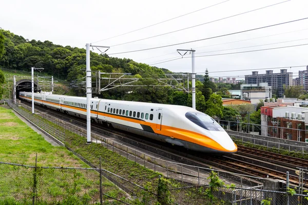 Тайвань Марта 2023 Года Тайваньский Скоростной Поезд — стоковое фото