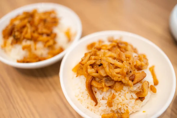 Ταϊβανέζικη Κουζίνα Κιμάς Χοιρινό Ρύζι — Φωτογραφία Αρχείου