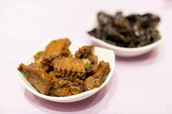 Slice Taiwanese Braised Duck Wing Dish — Stock Photo, Image