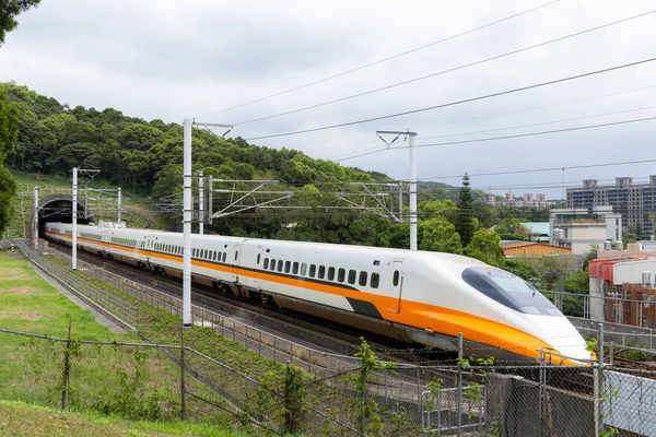 Tajvan Március 2023 Tajvan Nagysebességű Vasúti Utazás Táj Tajvan — Stock Fotó