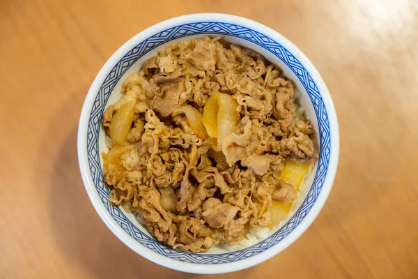 日本菜牛肉饭碗 — 图库照片