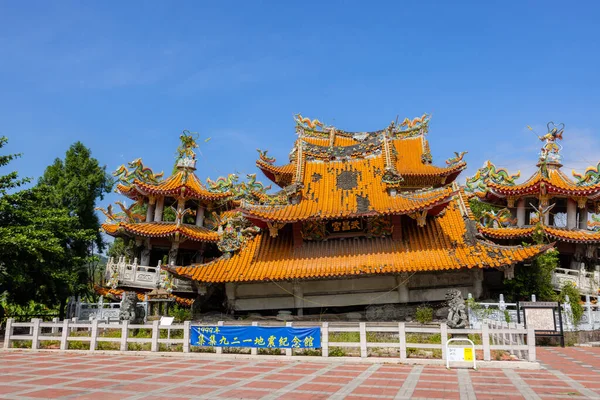 Nantou Taiwan Ottobre 2022 Tempio Jiji Wuchang Nantou Taiwan — Foto Stock
