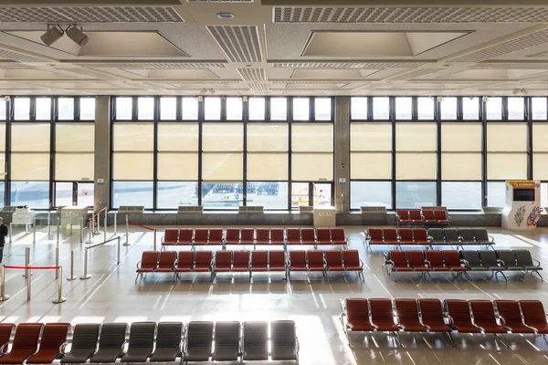 Interior Departure Hall Airport — Stock Photo, Image