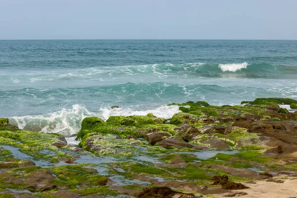 Зеленый Риф Лаомея Побережье Северного Моря Тайване — стоковое фото