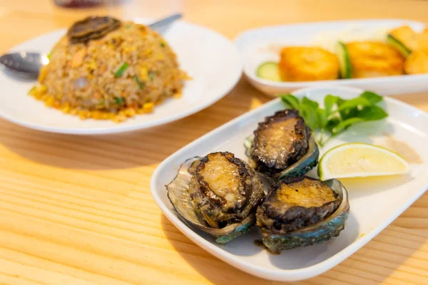 Chinese Stijl Zeevruchten Geregeld Gerechten Restaurant — Stockfoto