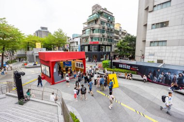 Taipei, Tayvan - 18 Nisan 2023: Tayvan 'ın Zhongshan ilçesi