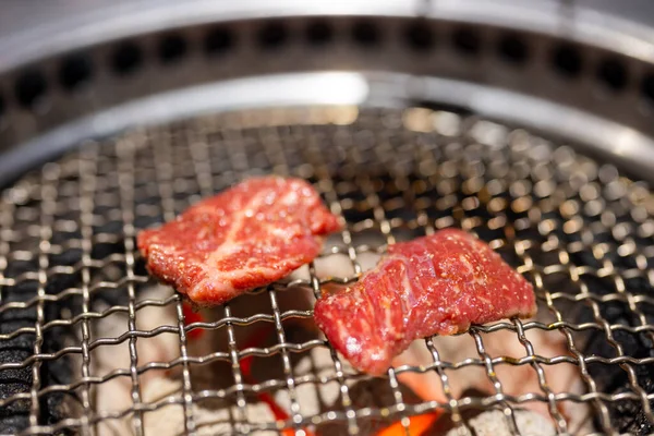 Barbacoa Carne Estilo Japonés Restaurante — Foto de Stock