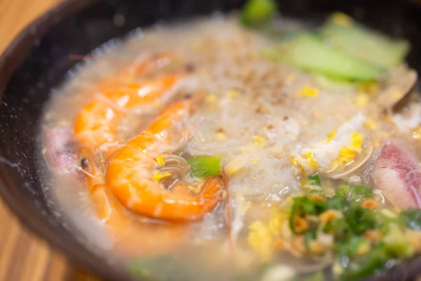 Shrimp Rice Vermicelli Seafood Bowl — Stock Photo, Image
