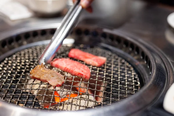 Churrasco Carne Estilo Japonês Restaurante — Fotografia de Stock