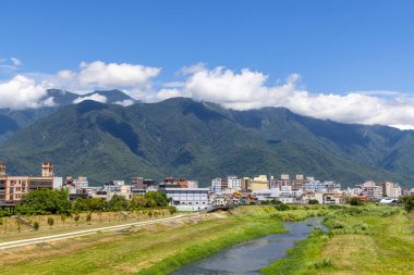 Hualien kırsalında güzel bir manzara