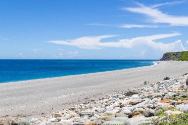 Tayvan 'ın Hualien bölgesindeki Qixingtan Sahili