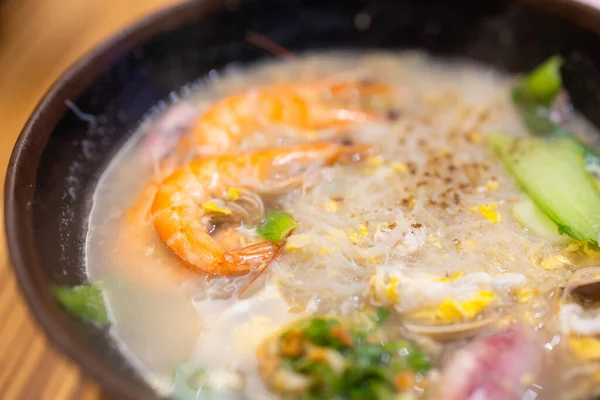 Shrimp Rice Vermicelli Seafood Bowl — Stock Photo, Image