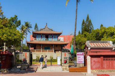 Taiwan - 23 February 2023: Chihkan Tower in Tainan of Taiwan