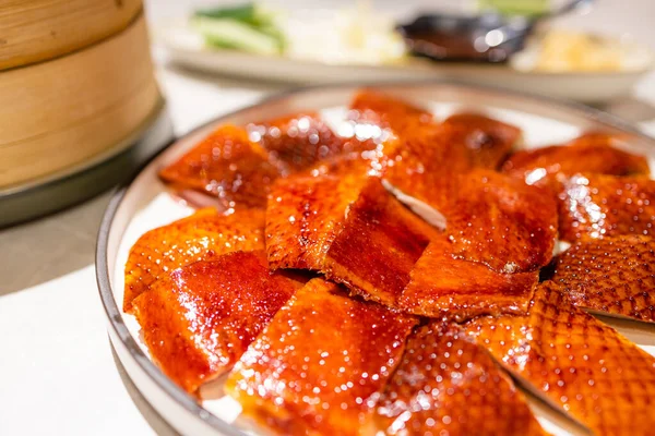 Peking Duck Dish Chinese Restaurant — Stockfoto