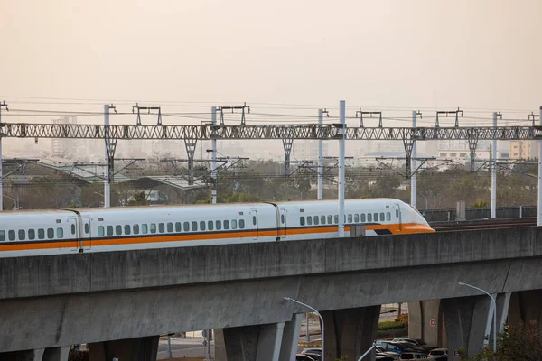 Tchaj Wan Března 2023 Tchaj Wan Vysokorychlostní Železnice Tainan — Stock fotografie