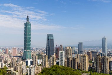Taipei, Tayvan - 10 Nisan 2023: Taipei şehir simgesi