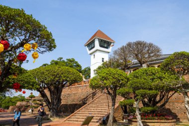 Tayvan - 27 Şubat 2023: Tayvan 'ın Tainan kentindeki Anping Old Fort 