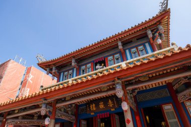 Taiwan - 23 February 2023: Chihkan Tower in Tainan of Taiwan