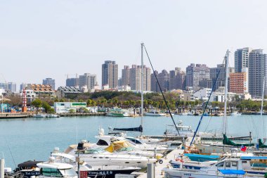 Tainan, Tayvan - 21 Şubat 2023: Tayvan 'da tayfun barınağı