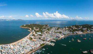 Hong Kong Cheung Chau adasının en iyi manzarası.