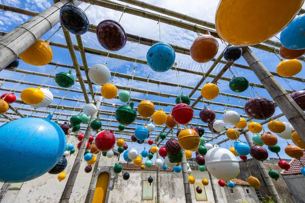 Colorful Floating Ball Nanliao Penghu Taiwan — Foto Stock