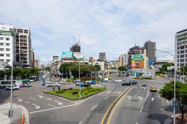 Taipei, Tayvan - 02 Mayıs 2023: Taipei şehir silueti