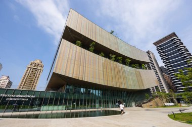 Tayvan - 04 Mayıs 2023: Tayvan Halk Kütüphanesi