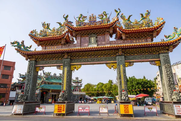 Tainan Taiwan Februar 2023 Tianhou Tempel Anping Von Tainan Taiwan — Stockfoto
