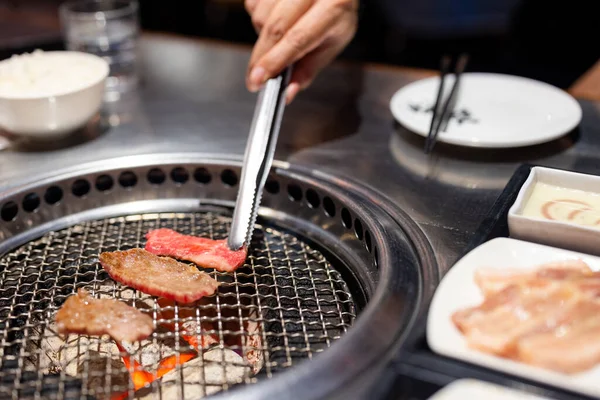 Japansk Stil Kött Grill Restaurang — Stockfoto