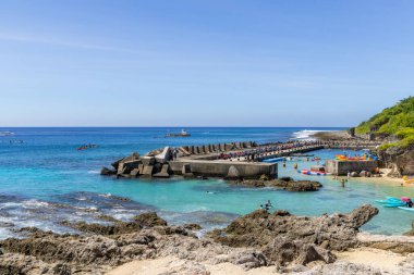 Tayvan - 26 Ağustos 2023: Tayvan 'daki Liuqiu Adası