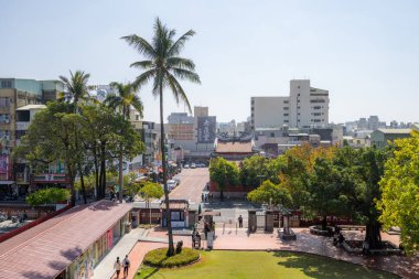 Tainan, Tayvan - 23 Şubat 2023: Tainan şehir sokağı