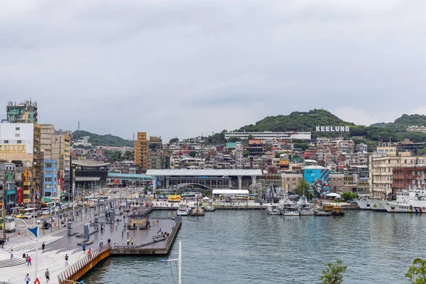 Keelung Taiwan June 2022 Inner Harbor Keelung City — Foto de Stock
