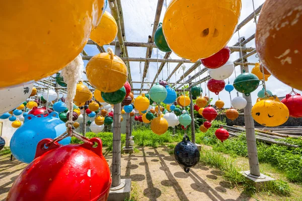 Colorful Floating Ball Nanliao Penghu Taiwan — Stock Photo, Image