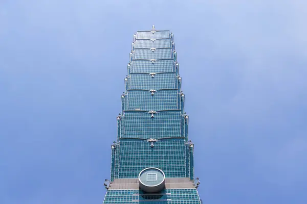 Tajpej Tajvan 2023 Július Tajpej 101 Felhőkarcoló Tajvanon — Stock Fotó