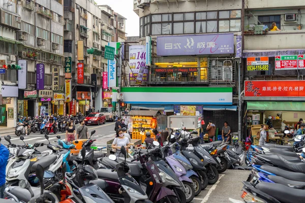 Stock image Taipei, Taiwan - 12 May 2023: Taipei city street in Gongguan district