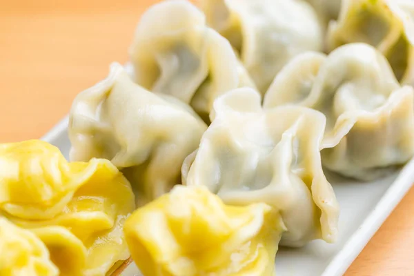 Ångkokta Japanska Dumplings — Stockfoto