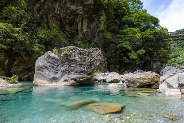 Túrázás Gyönyörű Shakadang Trail Hualien Tajvan — Stock Fotó