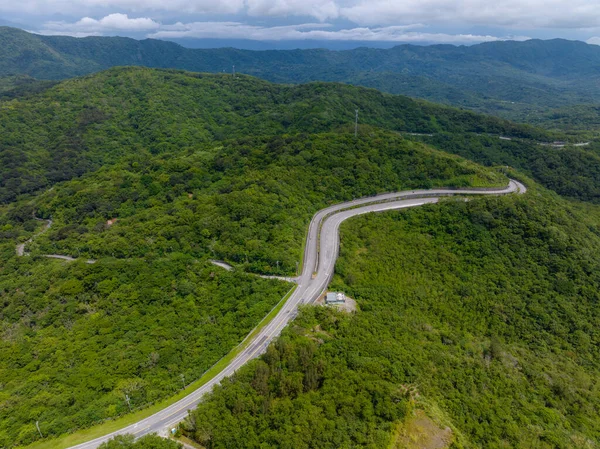 Verkeersweg Steekt Berg Het Platteland Van Hualien Taiwan — Stockfoto