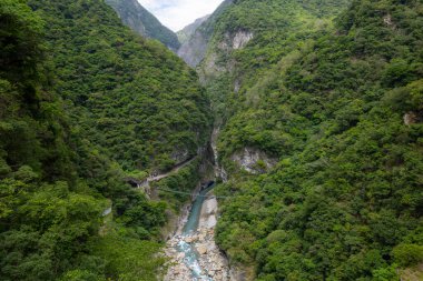 Tayvan 'ın Hualien bölgesindeki Tayvan Taroko Milli Parkı