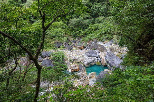 Beautiful Water Pond River Hualien Taroko Gorge — Stock Photo, Image