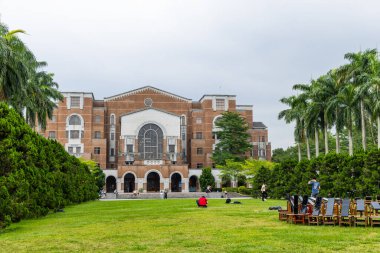 Taipei, Tayvan - 12 Mayıs 2023: Ulusal Tayvan Üniversitesi