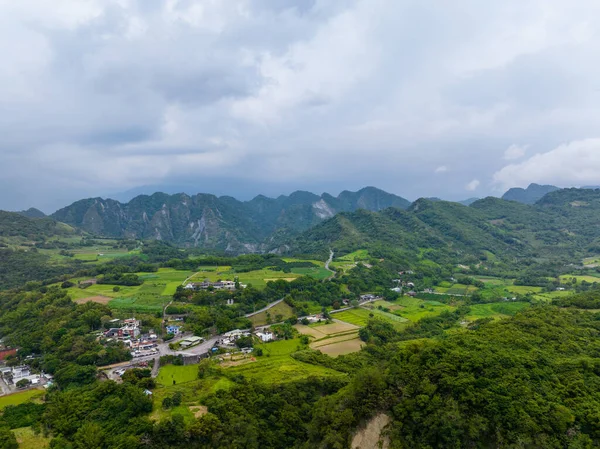 Blick Von Oben Auf Die Landschaft Von Hualien Taiwan — Stockfoto
