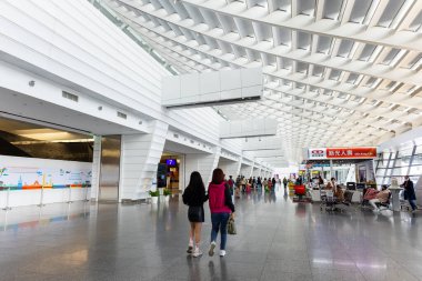 Taoyuan, Tayvan - 03 Mart 2023: Tayvan uluslararası havalimanı