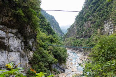 Taroko Milli Parkı ve Tayvan 'ın Hualien bölgesindeki Taroko Boğazı