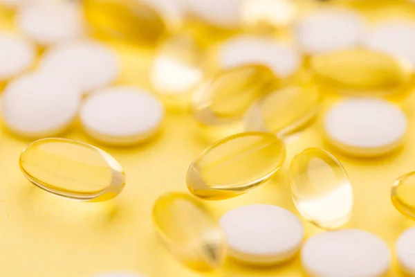 Vitaminpótló Folyadék Kapszula Tabletta — Stock Fotó