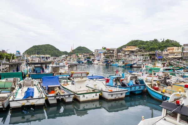 Yilan Tchaj Wan Května 2023 Rybářský Přístav Nanfangao Tchaj Wanu — Stock fotografie