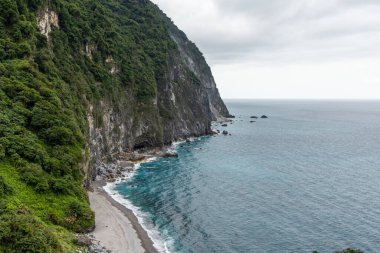 Tayvan 'ın Hualien' ındaki Qingshui Kayalıkları